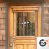 Erstellen Sie Ihre eigene Zuhause- oder Strichmänn Fensteraufkleber (Haustür)