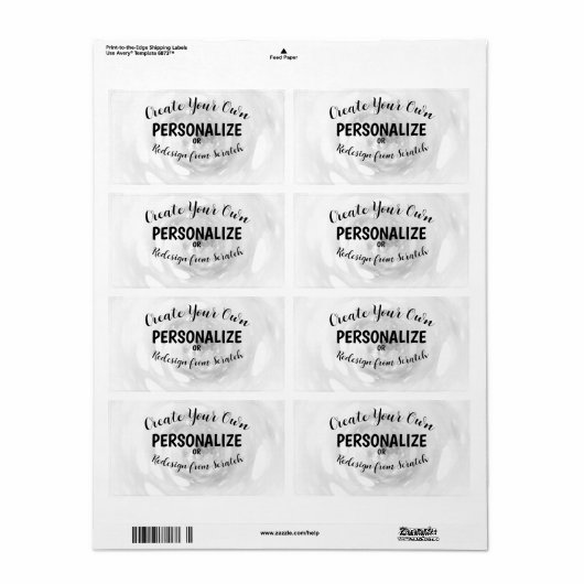 Erstellen Sie Ihre eigenen (Vorne)