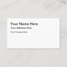 Erstellen Sie Ihre eigenen 17,5 pt Matte Business  Visitenkarte