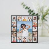 Erstellen Sie Ihre eigenen 17 Foto Collage Gruß Karte (Stehend Vorderseite)