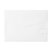 Rundum Adressaufkleber, Klassisch - 2,54 x 18,4 cm (Rückseite)