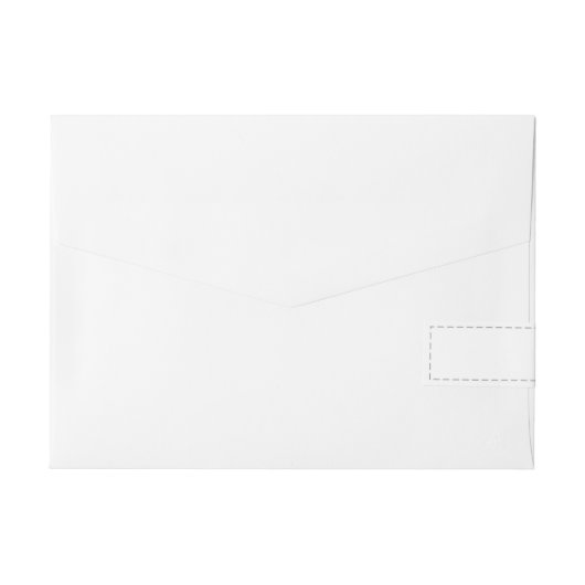 Rundum Adressaufkleber, Klassisch - 2,54 x 18,4 cm (Rückseite)