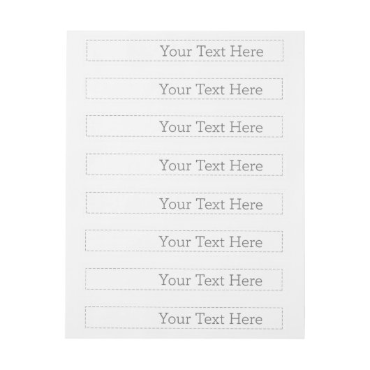 Rundum Adressaufkleber, Klassisch - 2,54 x 18,4 cm (Bogen)