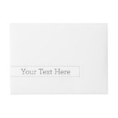 Rundum Adressaufkleber, Klassisch - 2,54 x 18,4 cm (Vorderseite)