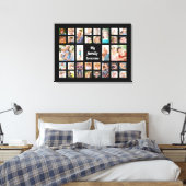 Erstellen Sie Ihre eigenen 32 Lieben Me FotoCollag Leinwanddruck (Insitu (Schlafzimmer))