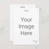 Erstellen Sie Ihre eigenen 3,5" x 5" Vorder- und R RSVP Karte (Vorne/Hinten)