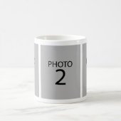 Erstellen Sie Ihre eigenen 3 Rectangle Foto Collag Kaffeetasse (Mittel)