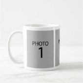 Erstellen Sie Ihre eigenen 3 Rectangle Foto Collag Kaffeetasse (Links)