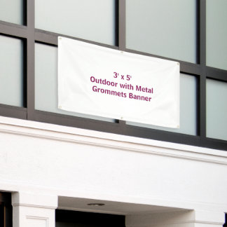 Erstellen Sie Ihre eigenen 3' x 5' Metallgrommets Banner