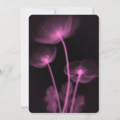 Erstellen Sie Ihre eigenen - 3 X-Ray-Blume Hochzei Einladung (Rückseite)