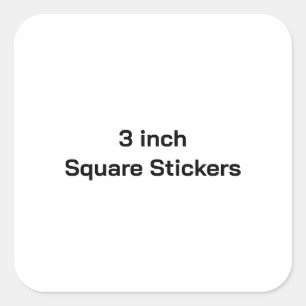 Erstellen Sie Ihre eigenen 3-Zoll-Glossy Quadratischer Aufkleber