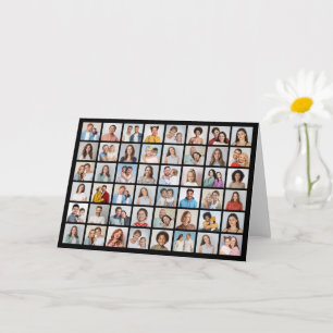 Erstellen Sie Ihre eigenen 48 Foto Collage Gruß Karte