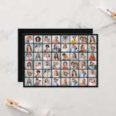 Erstellen Sie Ihre eigenen 48 Foto Collage Gruß Karte (Vorderseite/Rückseite Beispiel)