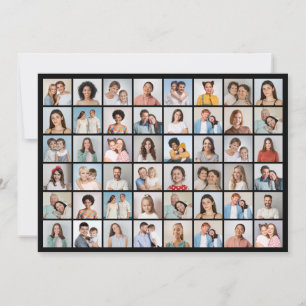 Erstellen Sie Ihre eigenen 48 Foto Collage Gruß Karte