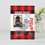 Erstellen Sie Ihre eigenen 4 Bilder mit 12 Zeilen  Einladung (Stehend Vorderseite)