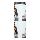 Erstellen Sie Ihre eigenen 4 Collage-Fotos Thermosbecher (Rückseite)