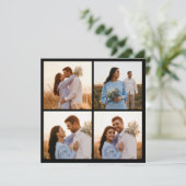 Erstellen Sie Ihre eigenen 4 Collage Gruß Karte (Stehend Vorderseite)