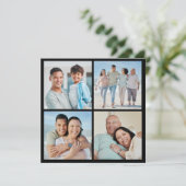 Erstellen Sie Ihre eigenen 4 Collage Gruß Karte (Stehend Vorderseite)