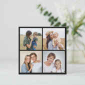 Erstellen Sie Ihre eigenen 4 Collage Gruß Karte (Stehend Vorderseite)