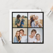 Erstellen Sie Ihre eigenen 4 Collage Gruß Karte (Vorderseite/Rückseite Beispiel)