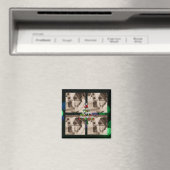 Erstellen Sie Ihre eigenen 4 Foto Instagramm Weihn Magnet (In Situ (Geschirrspüler))