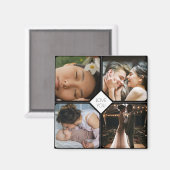 Erstellen Sie Ihre eigenen 4 Fotos Magnet (Vorderseite/Rückseite)