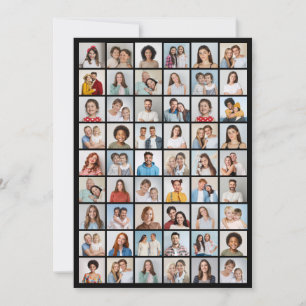 Erstellen Sie Ihre eigenen 54 Foto Collage Gruß Karte