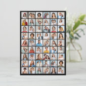 Erstellen Sie Ihre eigenen 54 Foto Collage Gruß Karte (Stehend Vorderseite)
