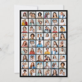 Erstellen Sie Ihre eigenen 54 Foto Collage Gruß Karte