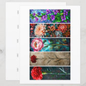 Erstellen Sie Ihre eigenen 5 eleganten Blume-Lesez (Vorne/Hinten)