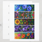 Erstellen Sie Ihre eigenen 5 farbenfrohen Lesezeic (Vorne/Hinten)