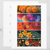 Erstellen Sie Ihre eigenen 5 festlichen Lesezeiche (Vorne/Hinten)