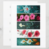 Erstellen Sie Ihre eigenen 5 romantischen Blume Le (Vorne/Hinten)