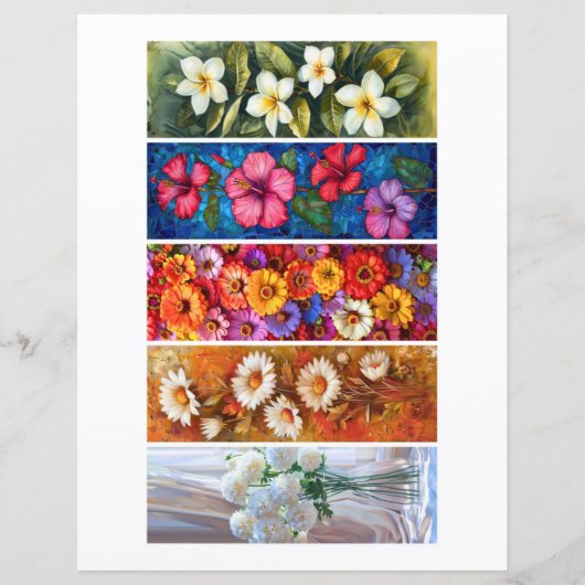 Erstellen Sie Ihre eigenen 5 schönen Blume Lesezei (Vorderseite)