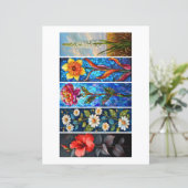 Erstellen Sie Ihre eigenen 5 Sweet Blume Lesezeich (Stehend Vorderseite)