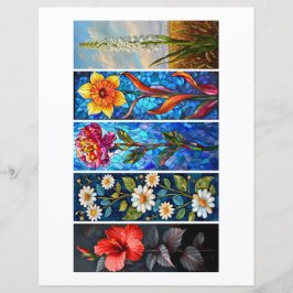 Erstellen Sie Ihre eigenen 5 Sweet Blume Lesezeich