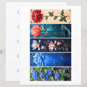 Erstellen Sie Ihre eigenen 5 verschiedenen Blumenm (Vorne/Hinten)