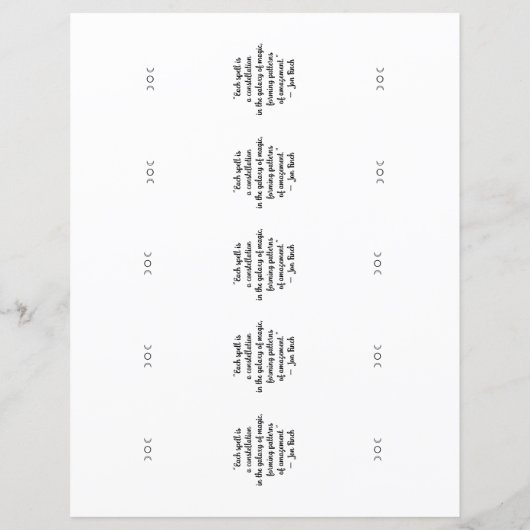 Erstellen Sie Ihre eigenen 5 Zender Blumenblätter- (Rückseite)