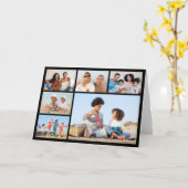 Erstellen Sie Ihre eigenen 6 Bilder Collage Gruß Karte (Gelbe Blume)