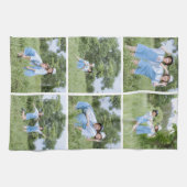 Erstellen Sie Ihre eigenen 6 Foto Collage Küchentü Geschirrtuch (Horizontal)