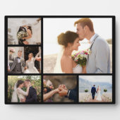 Erstellen Sie Ihre eigenen 6 FotoCollage Schwarz Fotoplatte (Vorderseite)