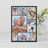 Erstellen Sie Ihre eigenen 8 Foto Collage Gruß Karte (Stehend Vorderseite)