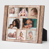Erstellen Sie Ihre eigenen 8 Foto Collage Rustikal Fotoplatte (Seite)