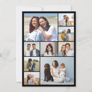 Erstellen Sie Ihre eigenen 9 Foto Collage Gruß Karte