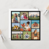 Erstellen Sie Ihre eigenen 9 Foto Collage Gruß Karte (Vorderseite/Rückseite Beispiel)