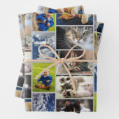 Erstellen Sie Ihre eigenen 9 Fotomaterial graue Gr Geschenkpapier Set (Beispiel)