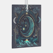 Erstellen Sie Ihre eigenen Abstrakten Himmelsmonde Ornament Aus Glas (Vorderseite Rechts)