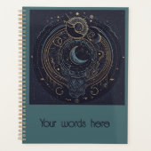 Erstellen Sie Ihre eigenen Abstrakten Himmelsmonde Planer (Vorderseite)