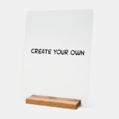 Erstellen Sie Ihre eigenen Acrylschild (Winkel)