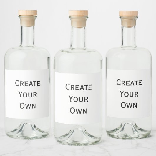 Erstellen Sie Ihre eigenen Alkoholflaschenetikett (Flaschen)